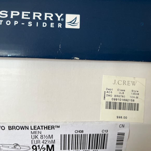 Sperry Men's Brown Boat Shoes - Picture 4 of 6